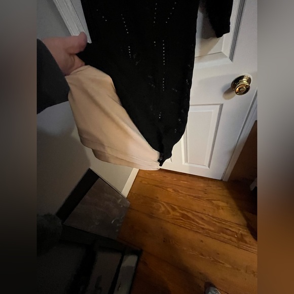 Newer - Black - Calvin Klein Dress - Soft Tan Under - Designed to see Tan also - Picture 5 of 5